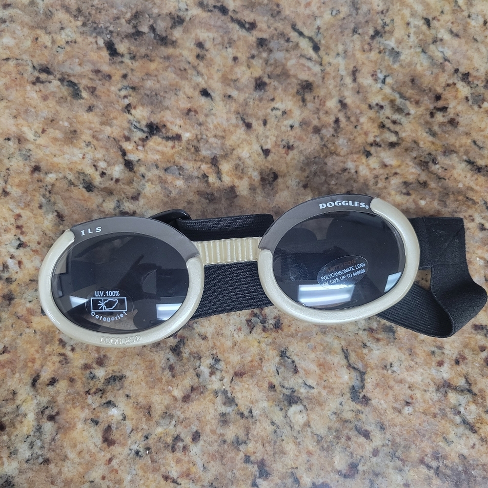 New Chrome Frame Doggles with Smoke Lens - XLarge